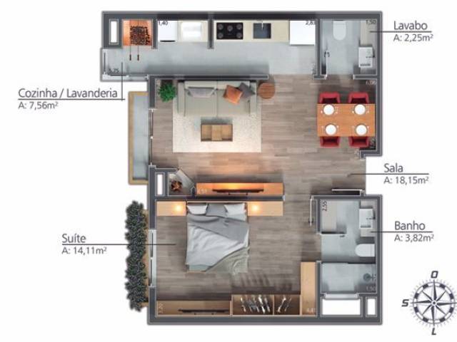 #2275 - Apartamento para Venda em Gramado - RS